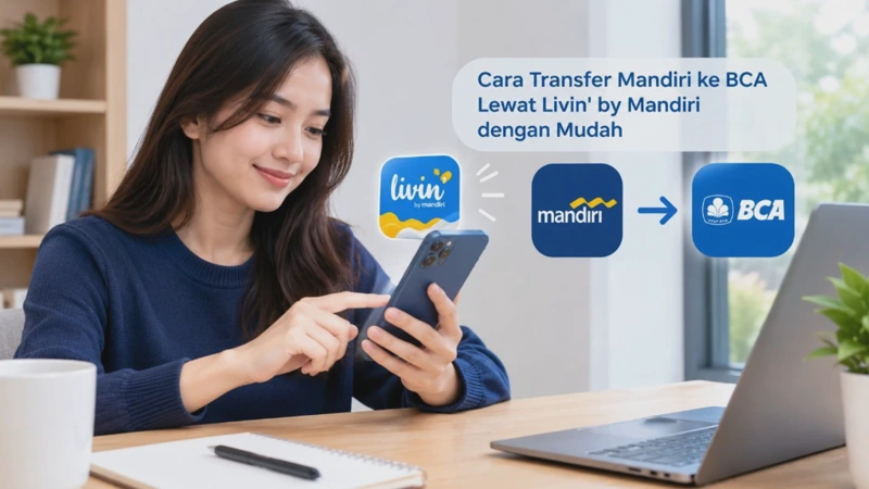 Cara Transfer Mandiri ke BCA Lewat Livin' by Mandiri dengan Mudah