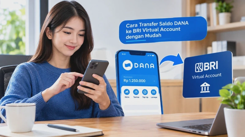 Cara Transfer Saldo DANA ke BRI Virtual Account dengan Mudah