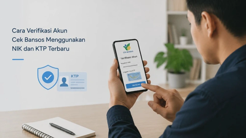 Cara Verifikasi Akun Cek Bansos Menggunakan NIK dan KTP Terbaru