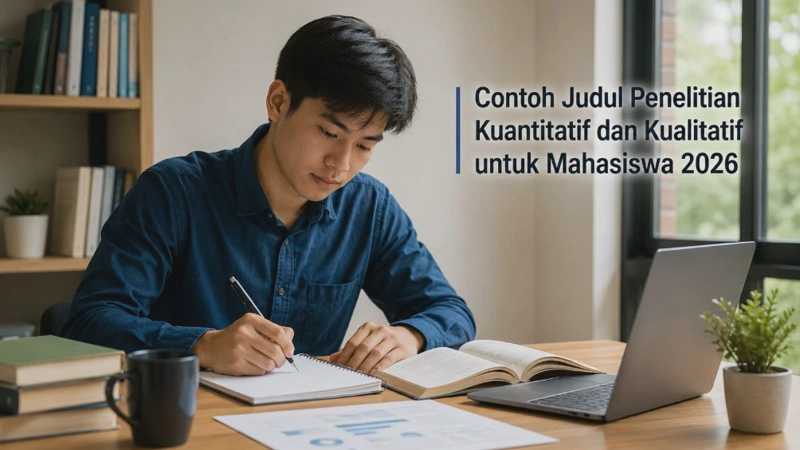 Contoh Judul Penelitian Kuantitatif dan Kualitatif untuk Mahasiswa 2026