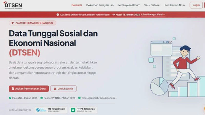 Data Tunggal Sosial Ekonomi Nasional: Fungsi dan Cara Cek Statusnya