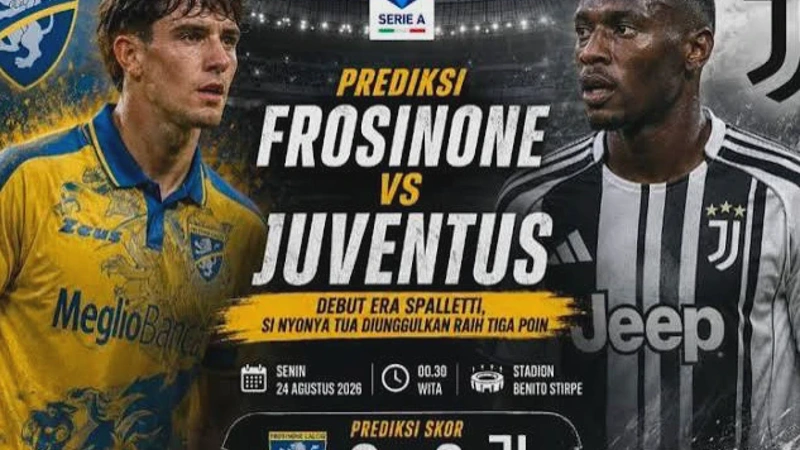Frosinone vs Juventus Jadwal Pertandingan & Susunan Pemain Terbaru 2026