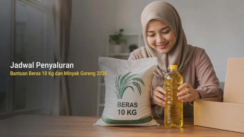 Jadwal Penyaluran Bantuan Beras 10 Kg dan Minyak Goreng 2026