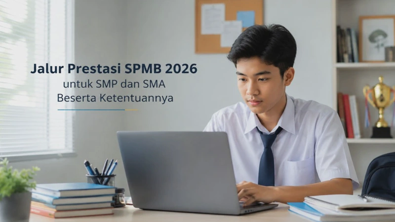 Jalur Prestasi SPMB 2026 untuk SMP dan SMA Beserta Ketentuannya