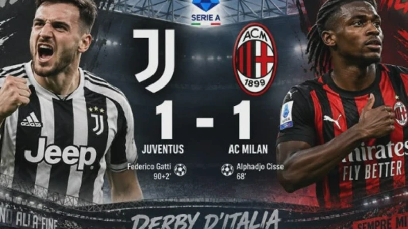 Juventus vs Milan Hasil Pertandingan & Susunan Pemain