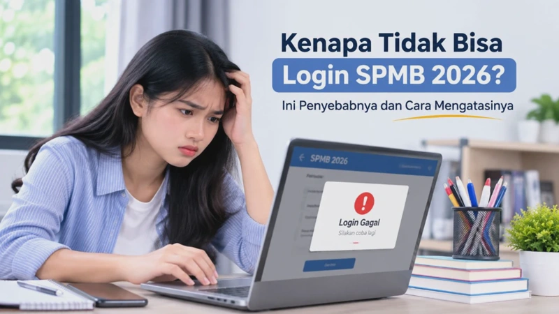 Kenapa Tidak Bisa Login SPMB 2026? Ini Penyebabnya dan Cara Mengatasinya