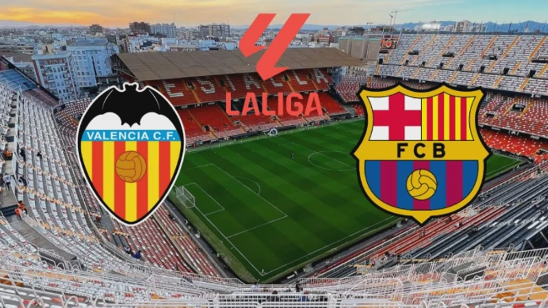 Hasil Pertandingan Valencia cf vs Barcelona & Klasemen Sementara Laliga