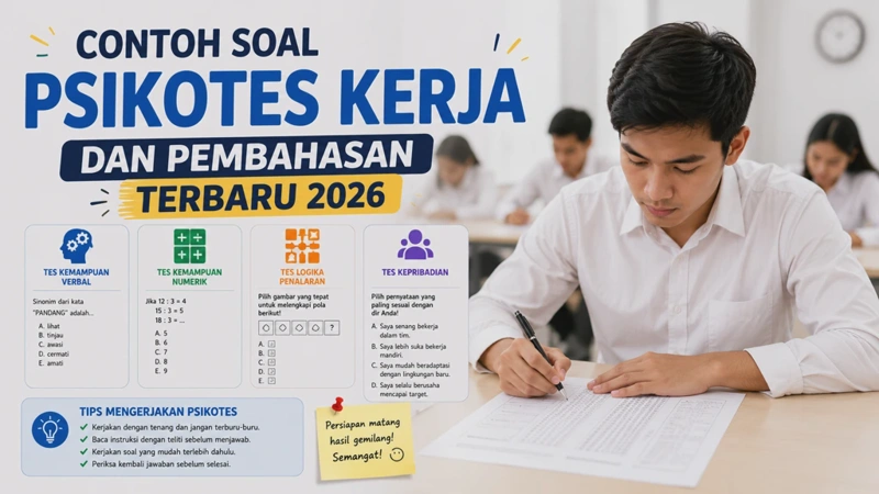 Kumpulan Contoh Soal Psikotes dan Pembahasan Terbaru 2026