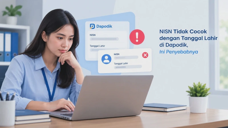 NISN Tidak Cocok dengan Tanggal Lahir di Dapodik, Ini Penyebabnya