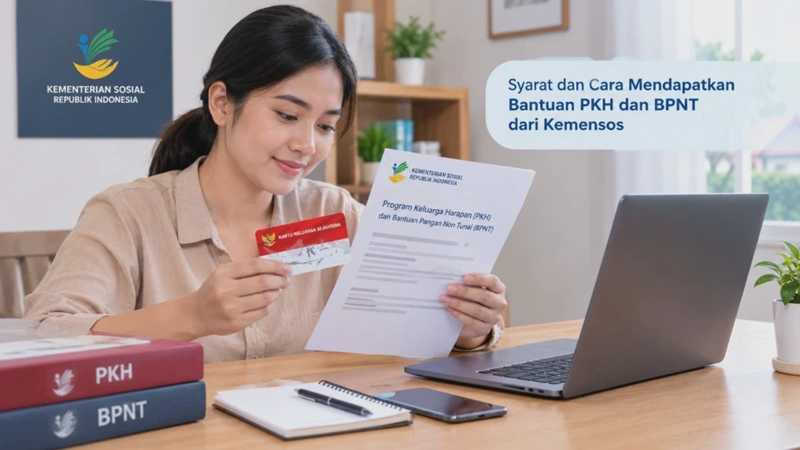 Syarat dan Cara Mendapatkan Bantuan PKH dan BPNT dari Kemensos