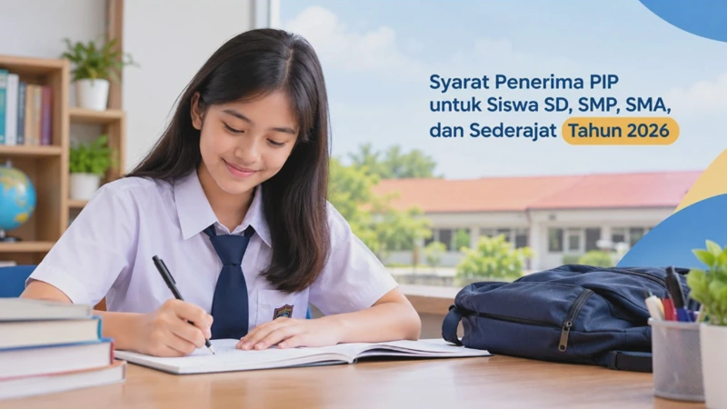 Syarat Penerima PIP untuk Siswa SD, SMP, SMA, dan Sederajat Tahun 2026